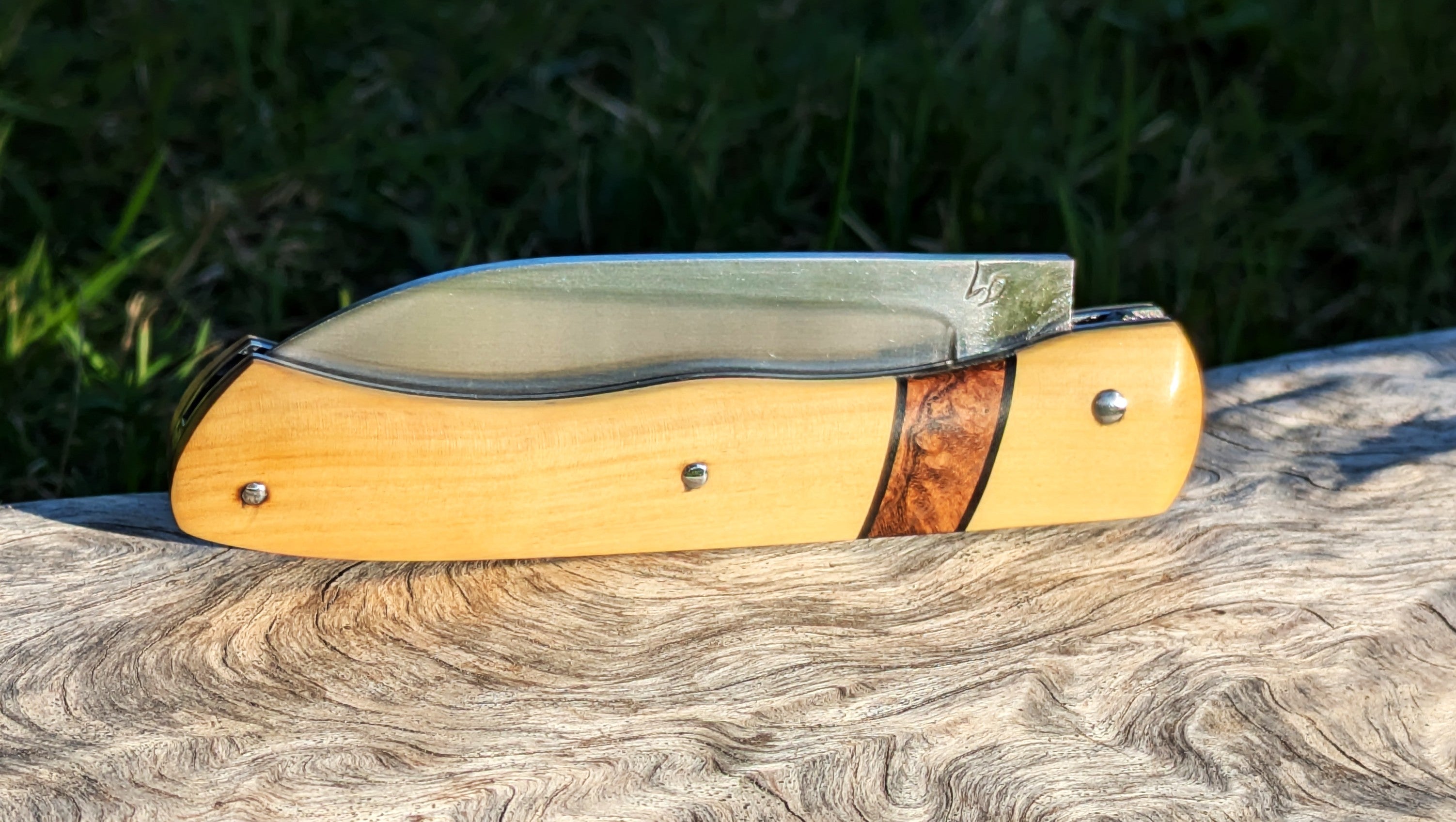 Couteau de poche pliant artisanal | Le Forézien