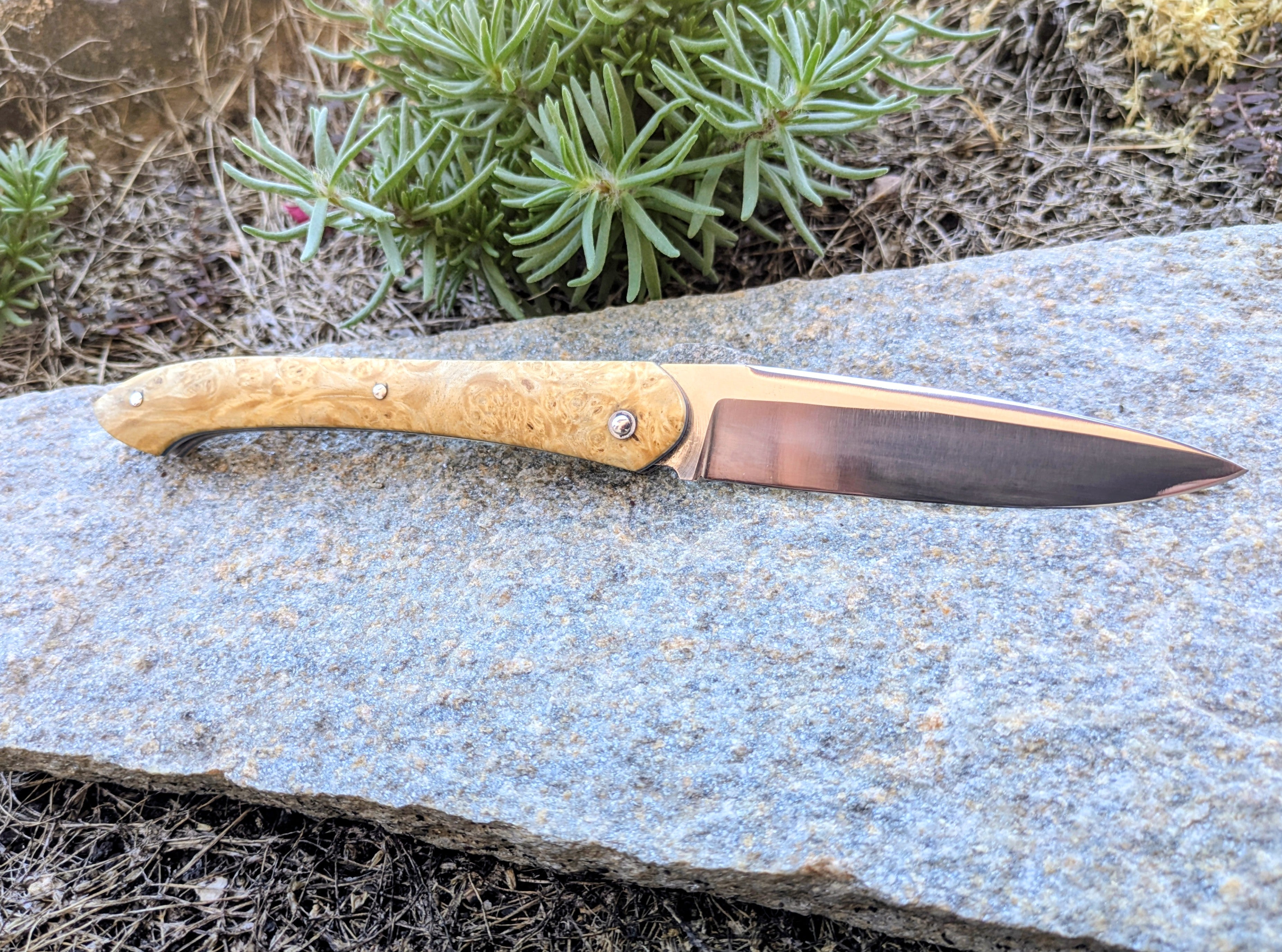 Couteau Pliant Artisanal | le Ryu Cran Forcé
