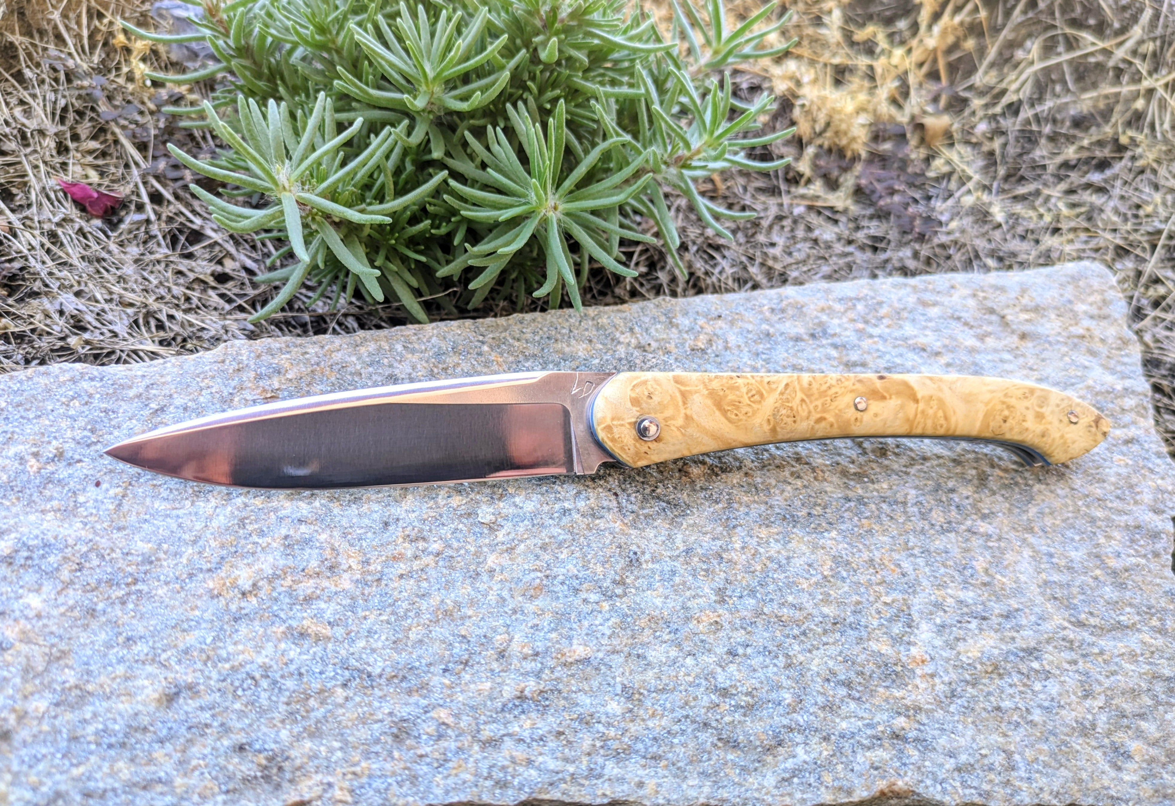 Couteau Pliant Artisanal | le Ryu Cran Forcé