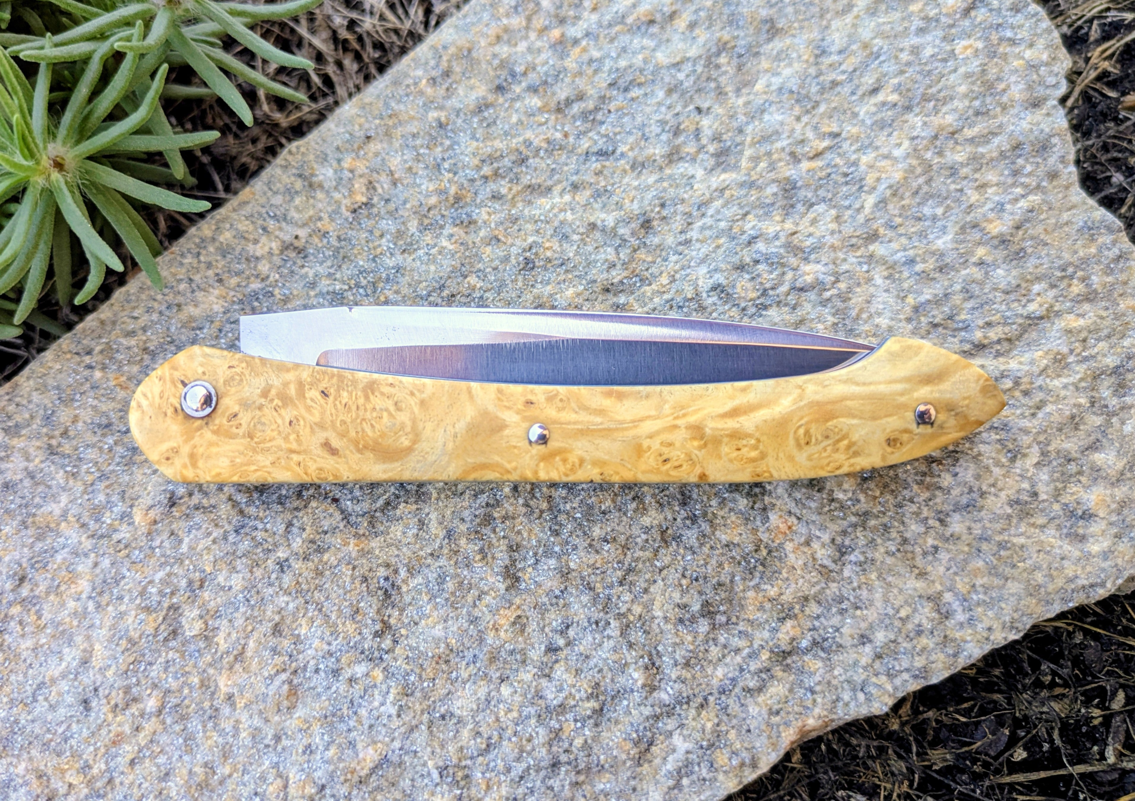 Couteau Pliant Artisanal | le Ryu Cran Forcé