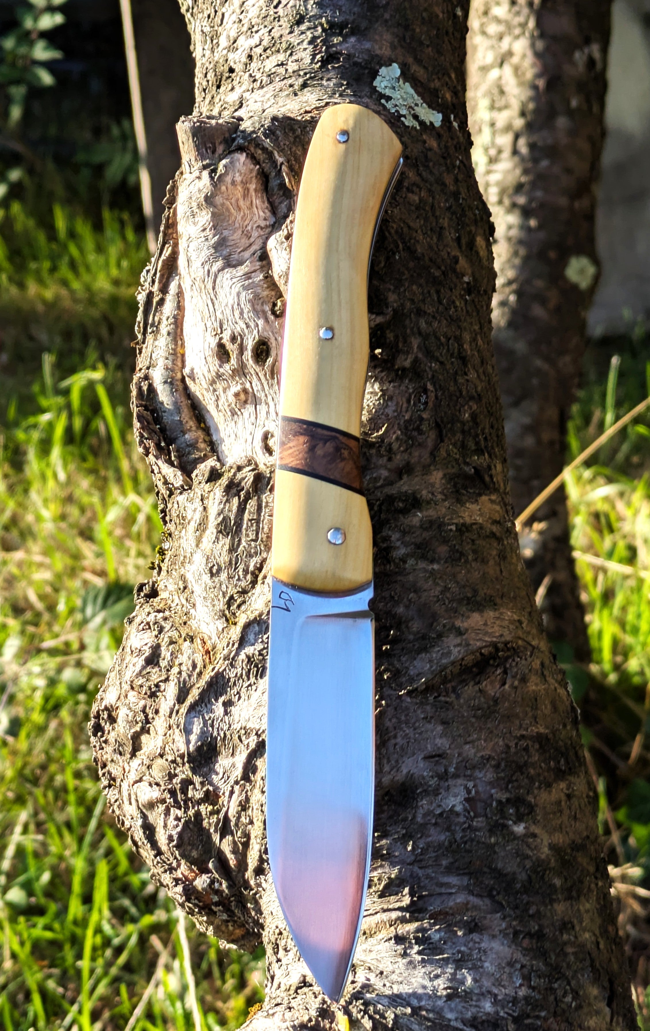 Couteau de poche pliant artisanal | Le Forézien