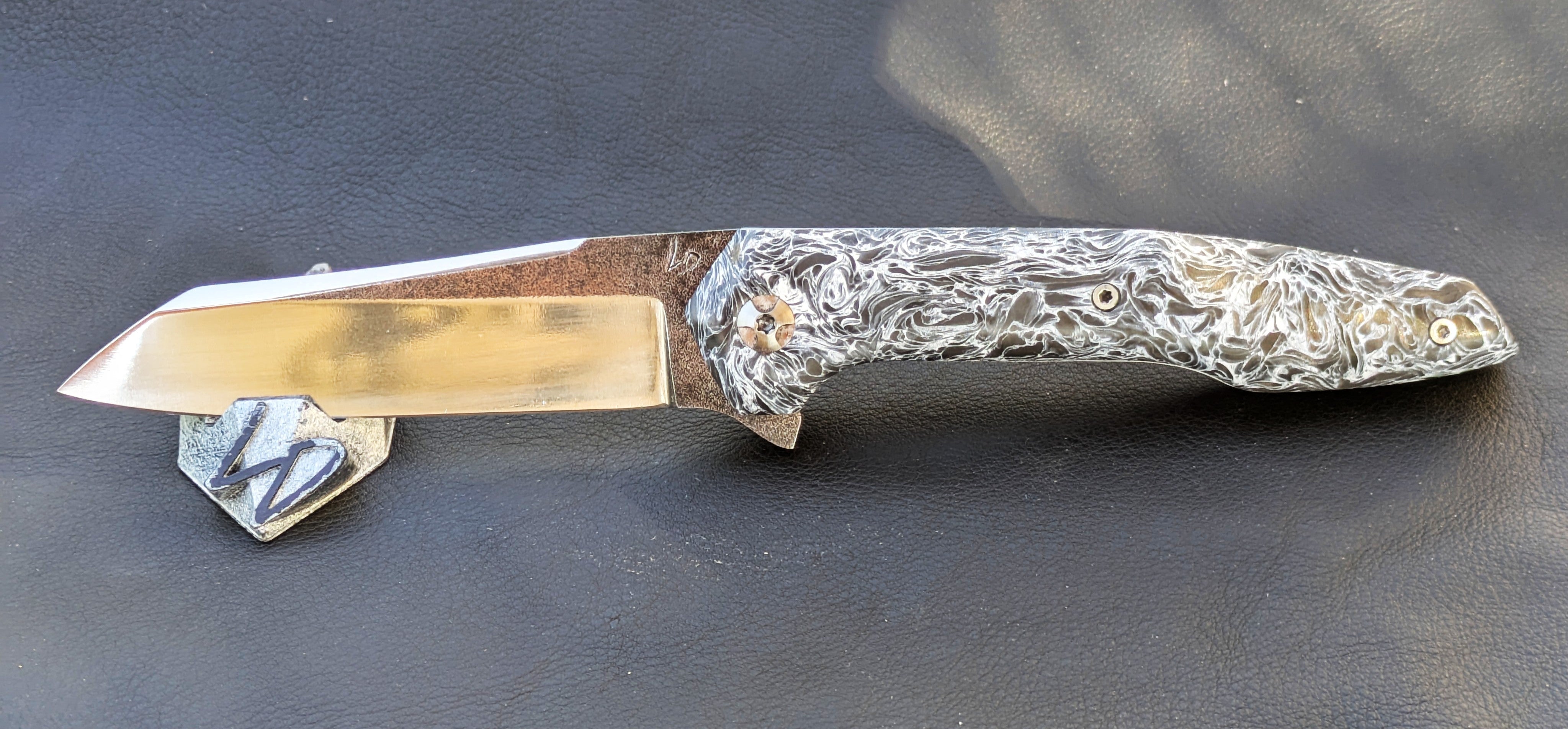 Couteau Pliant Artisanal | le Grasshopper