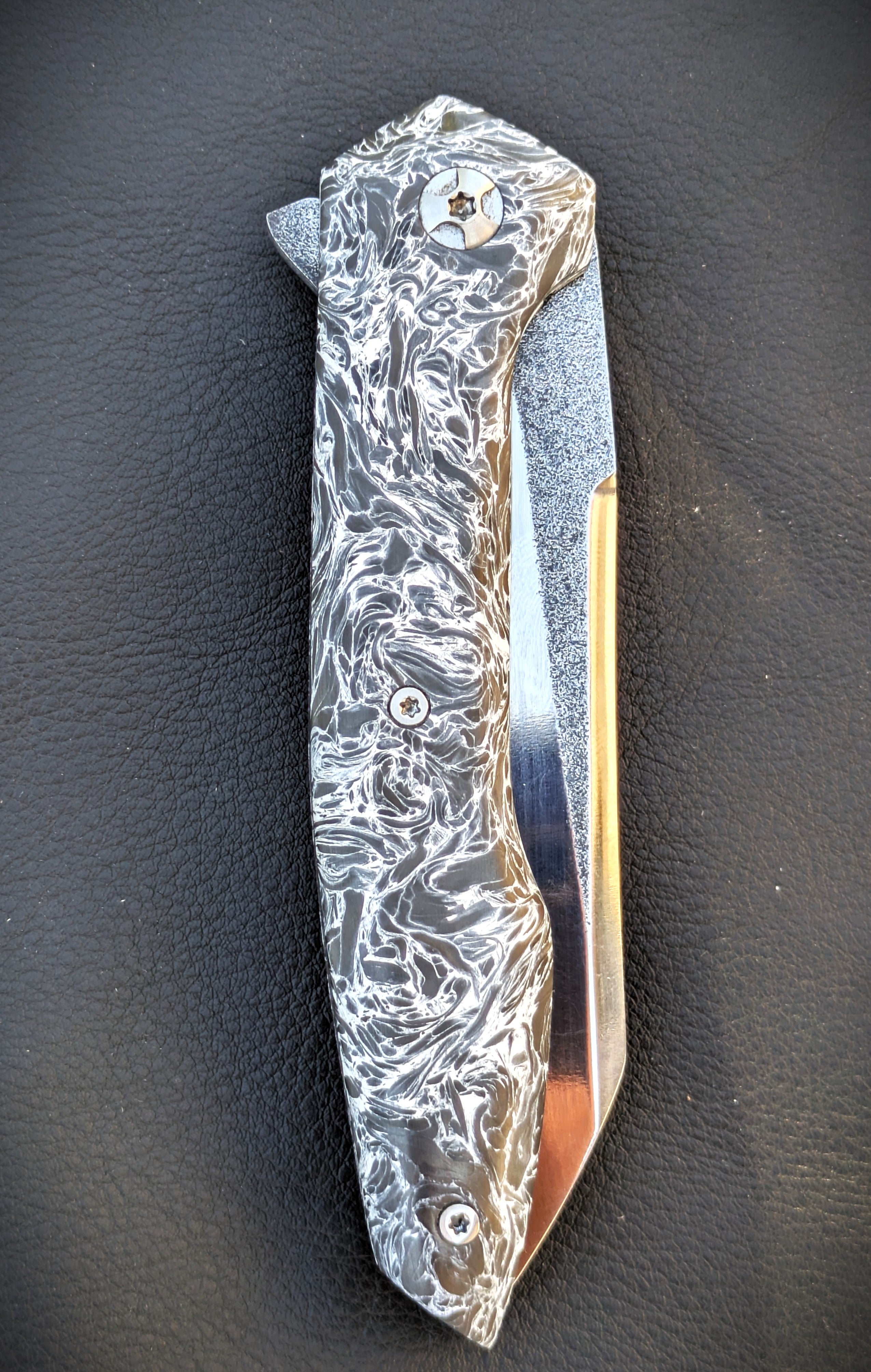 Couteau Pliant Artisanal | le Grasshopper