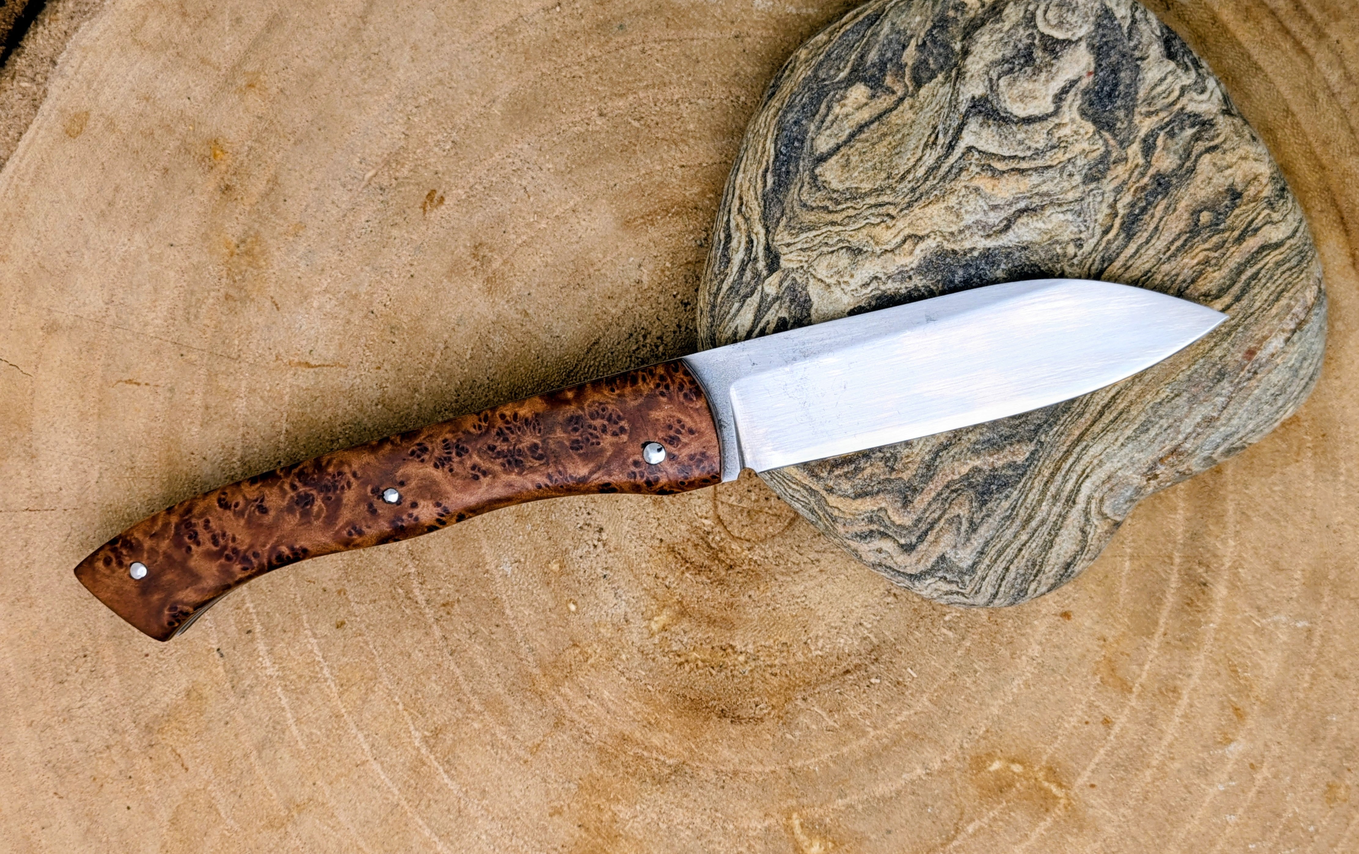 Couteau de poche pliant artisanal | Le Forézien