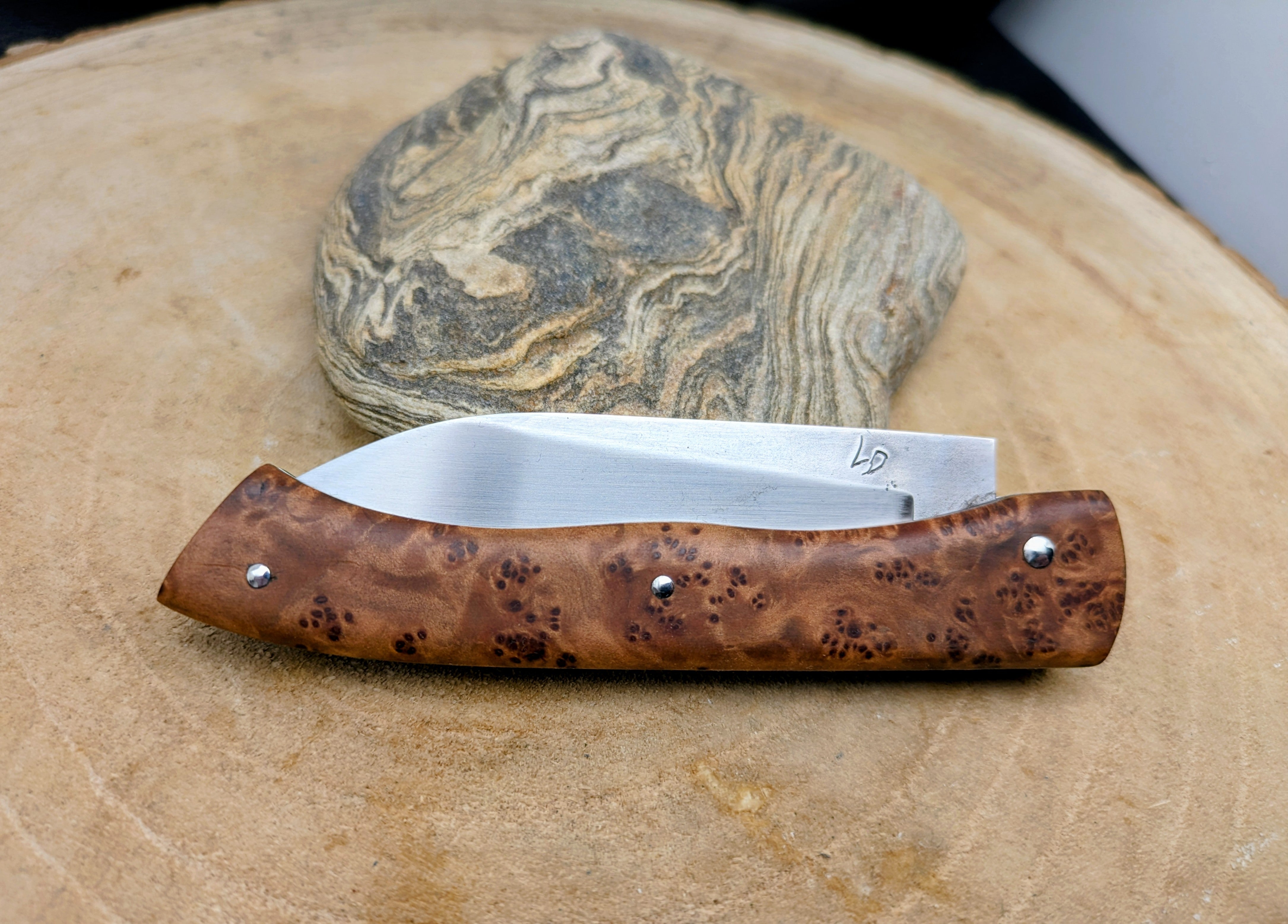 Couteau de poche pliant artisanal | Le Forézien