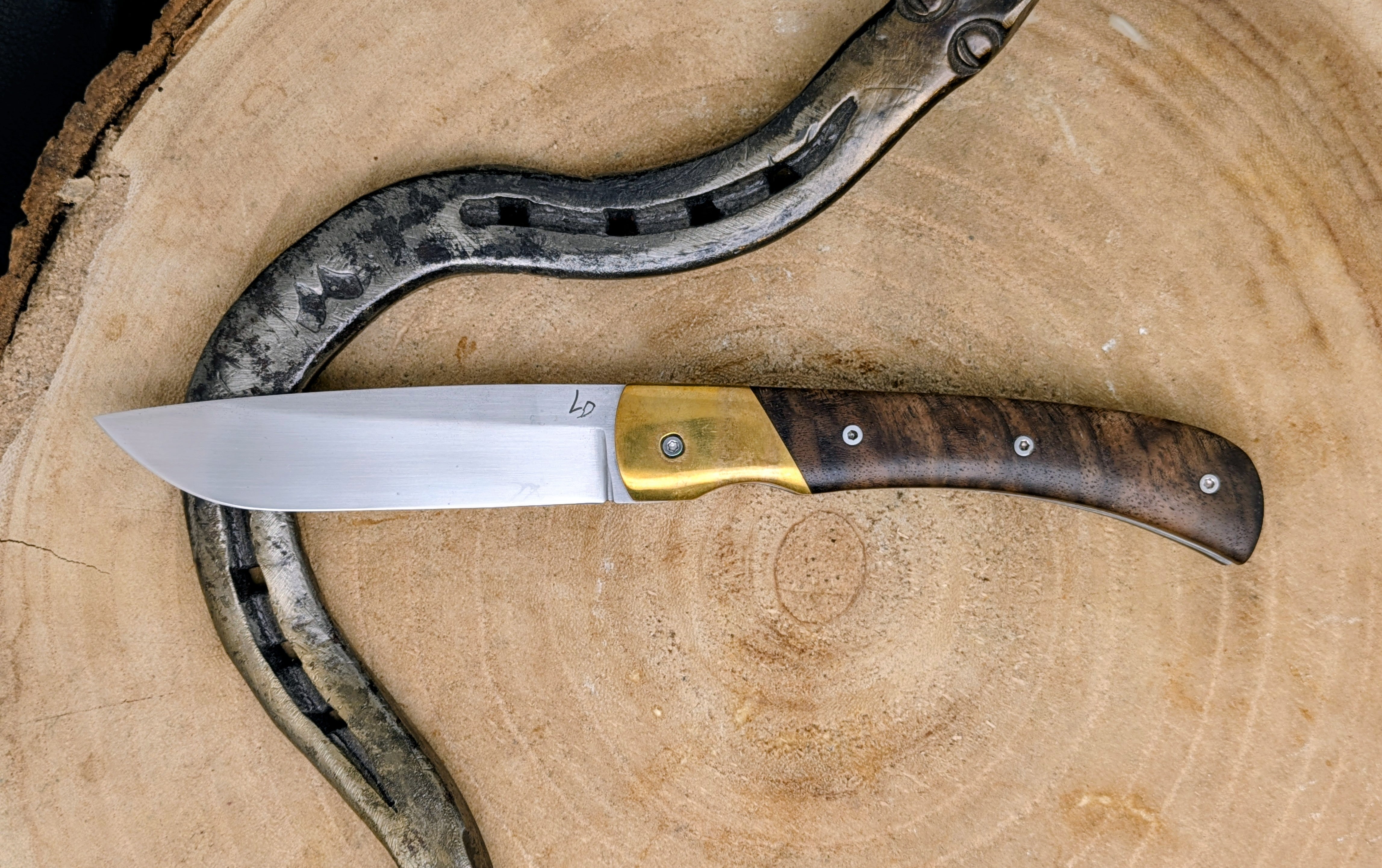 Couteau de poche pliant artisanal | Le Squale 2.0