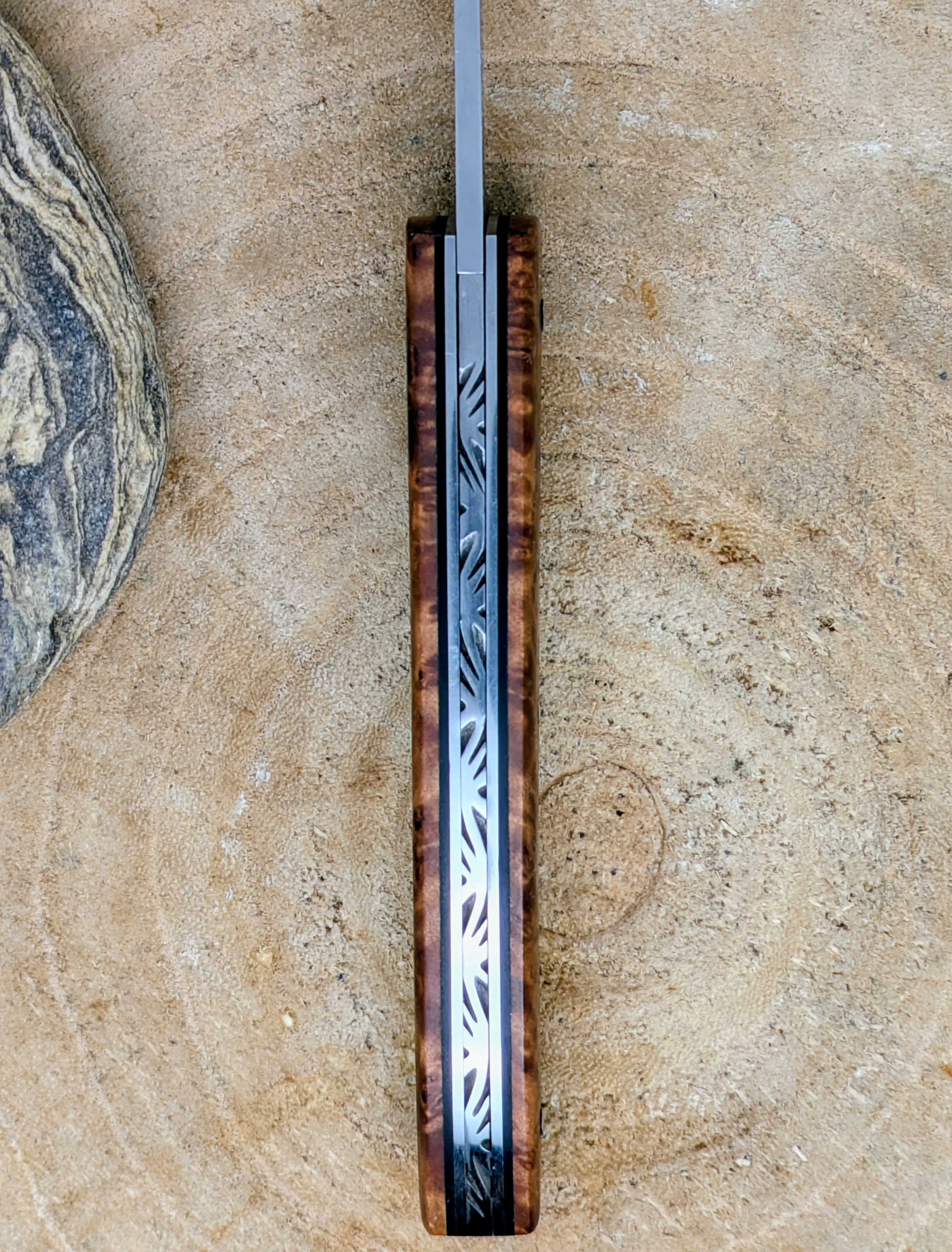 Couteau de poche pliant artisanal | Le Forézien