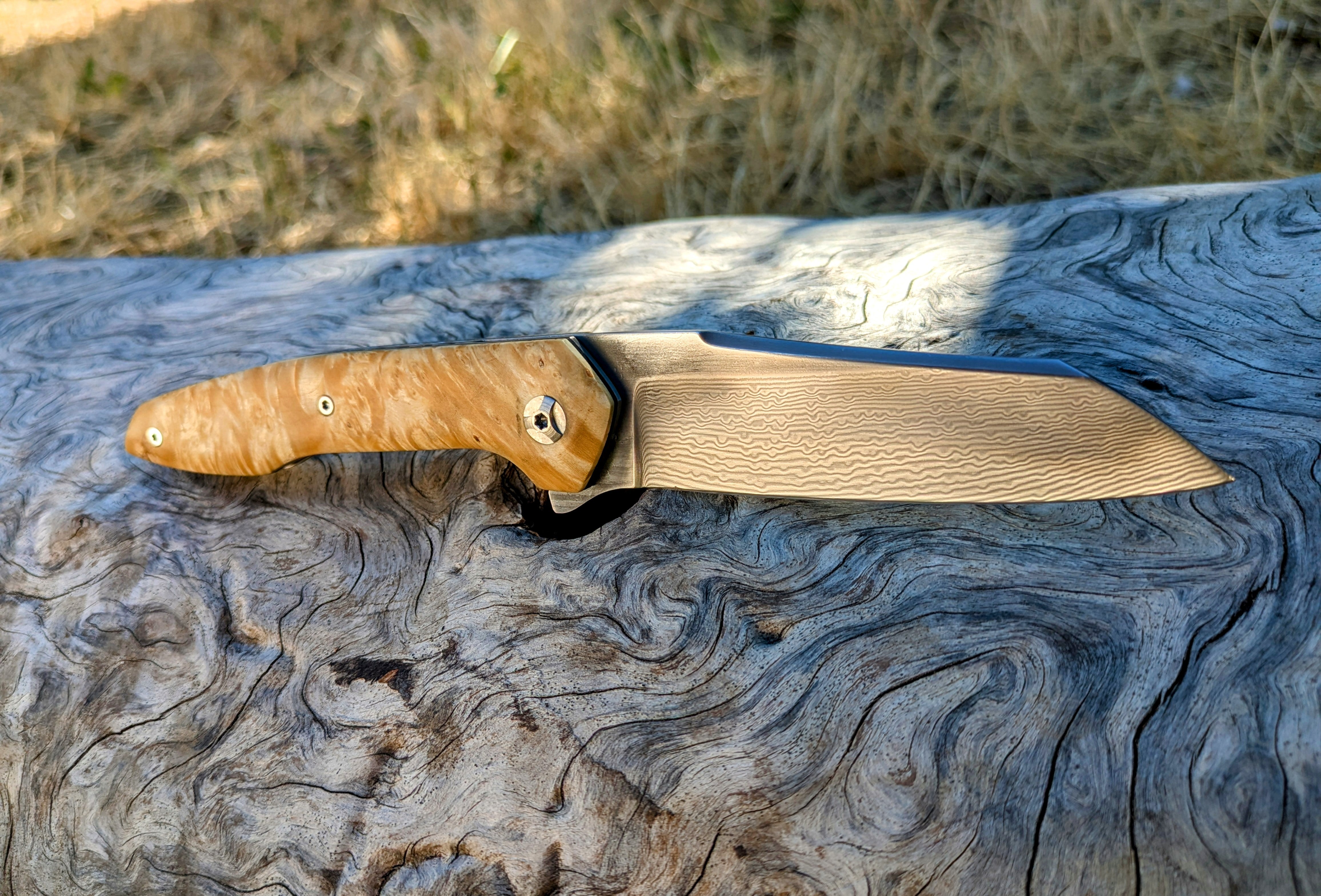 Couteau Pliant Artisanal | le Grasshopper