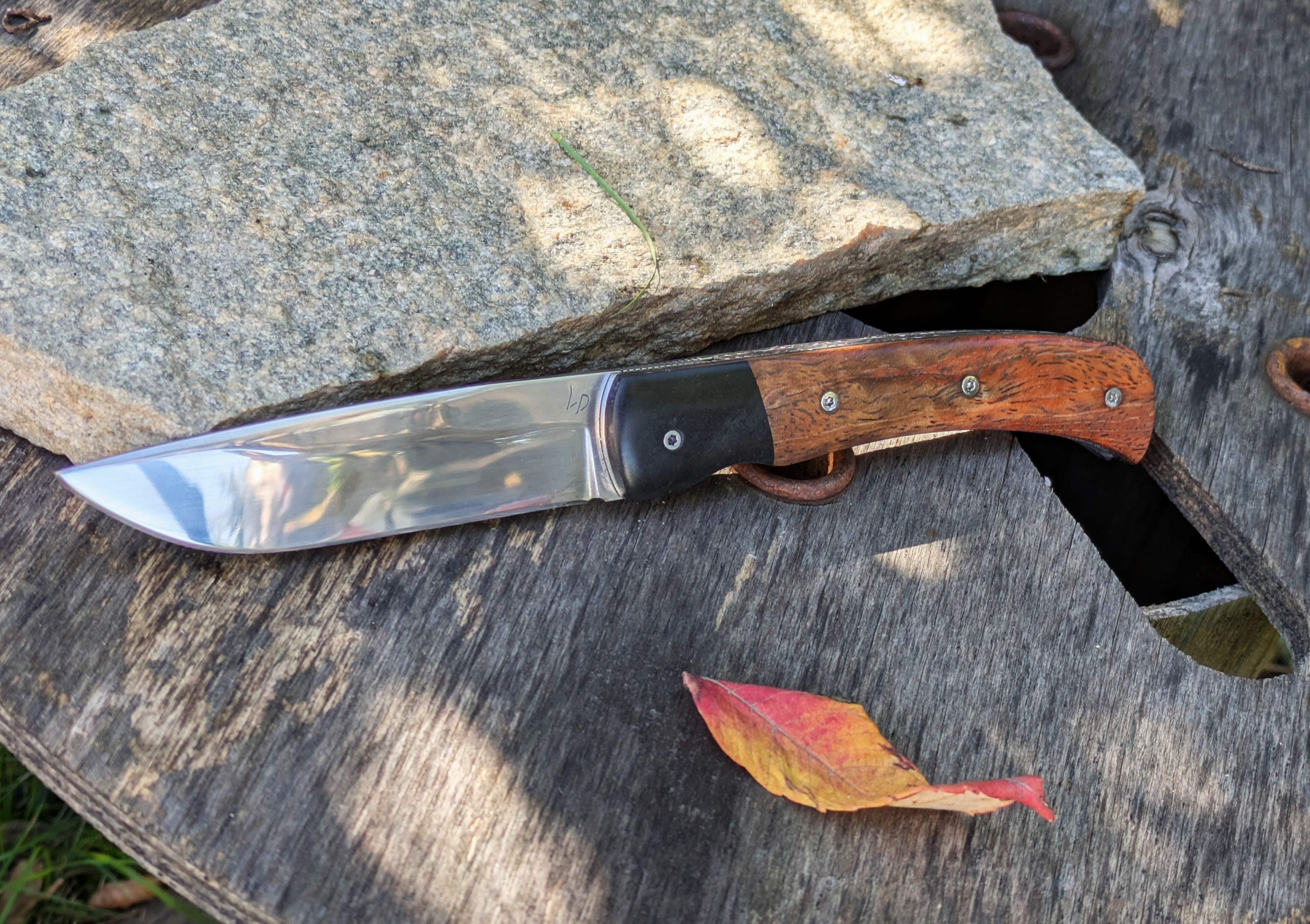 Couteau de poche pliant artisanal | Le Squale 2.0