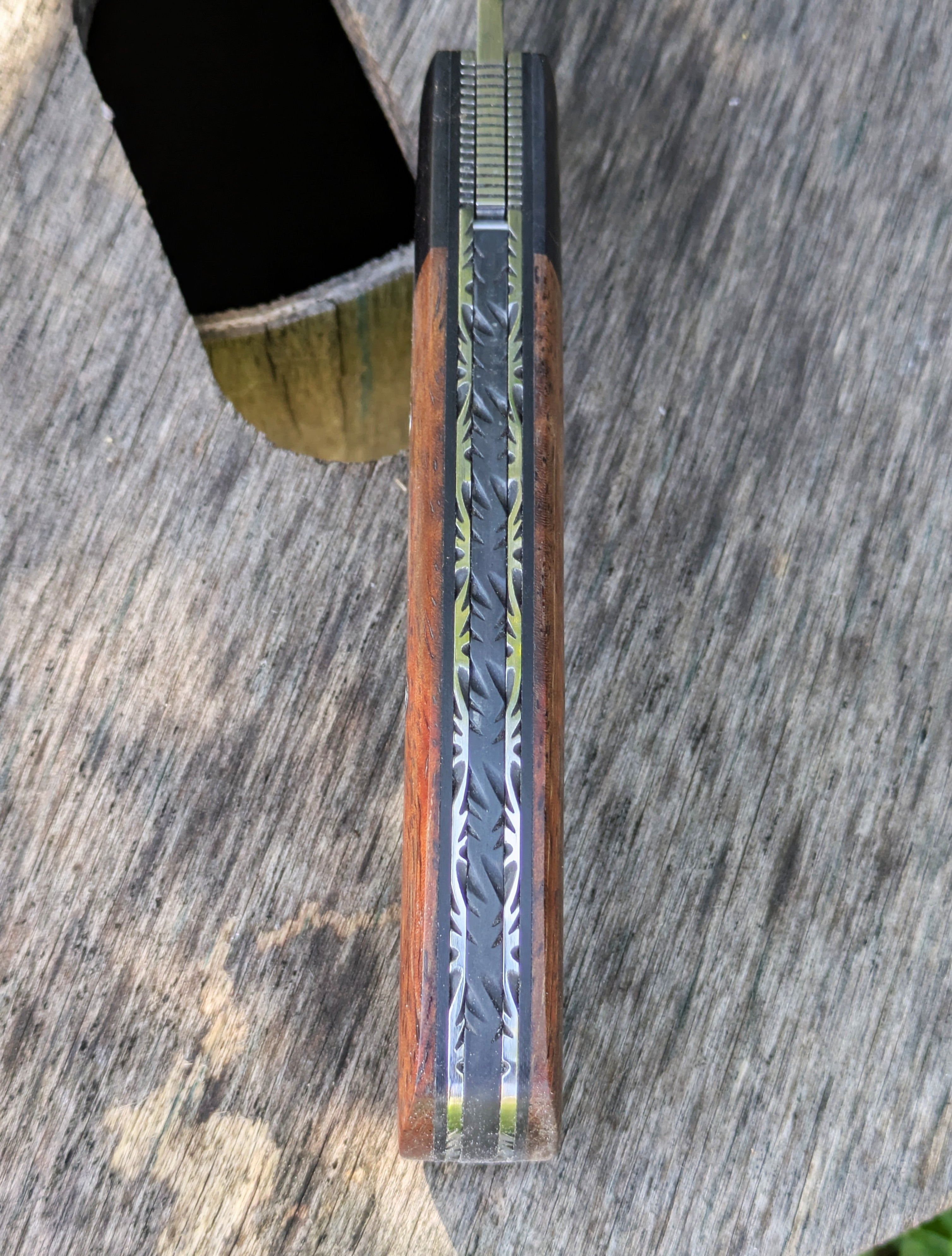 Couteau de poche pliant artisanal | Le Squale 2.0