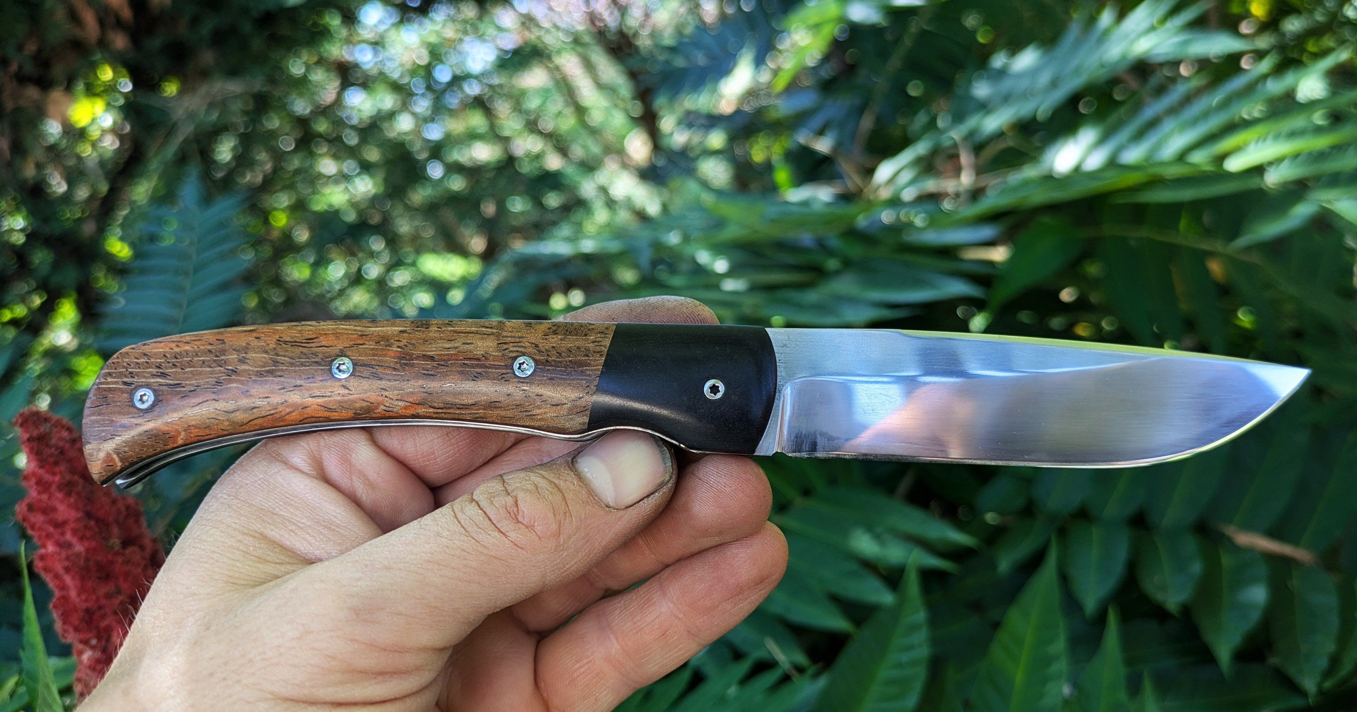 Couteau de poche pliant artisanal | Le Squale 2.0